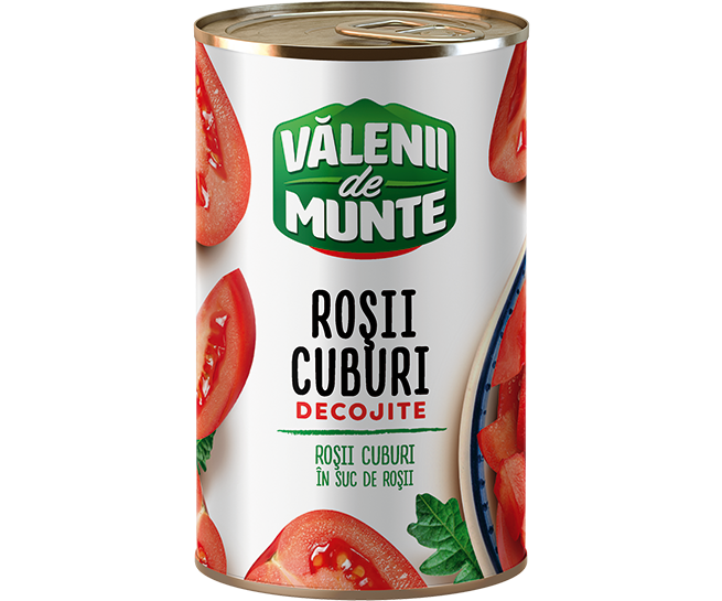 Roșii cuburi decojite 400 g