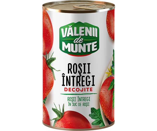 Roșii întregi decojite 400 g