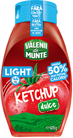 Ketchup light dulce 420g
