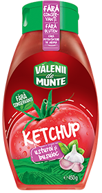 Ketchup usturoi&busuioc 450g