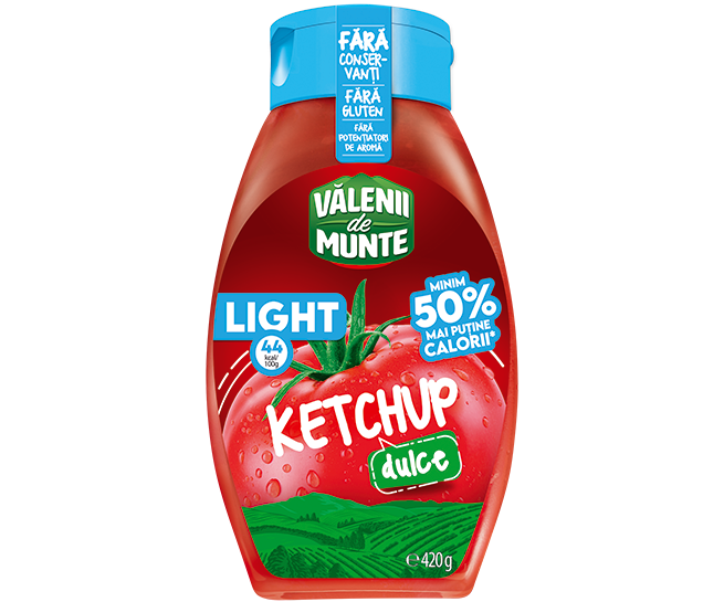 Ketchup light dulce 420g